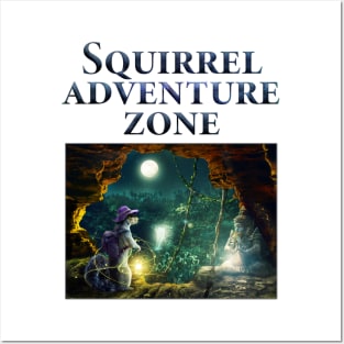 Squirrel Adventure Zone Gift for Adventures Posters and Art